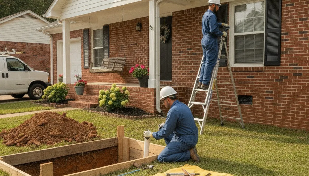 Emergency plumbing repair service in Marietta, GA for residential and commercial leaks and clogs
