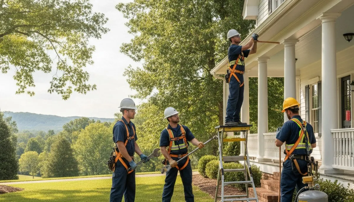 Emergency plumbing repair technician serving Marietta, GA with professional plumbing service