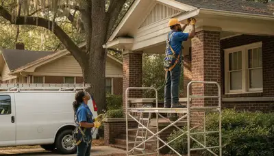 Emergency plumber truck in Marietta, GA, for fast residential plumbing repair services