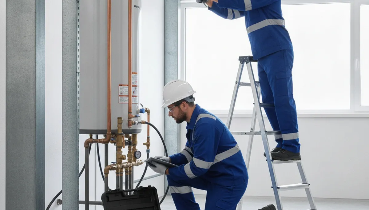 Marietta, GA plumber repairing residential pipes for fast emergency plumbing service