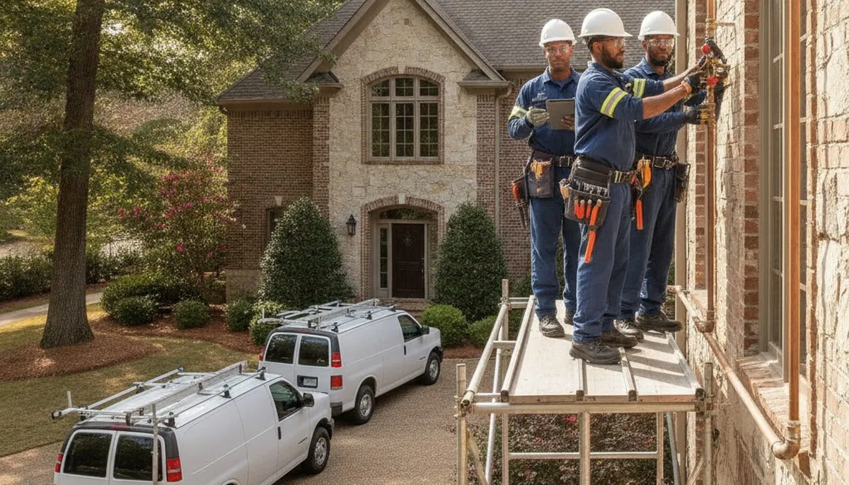Professional plumber providing emergency plumbing repair service in Marietta, GA