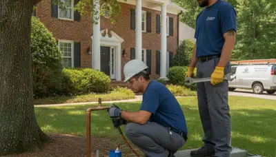Emergency plumbing repair service in Marietta, GA for residential and commercial leaks and clogs