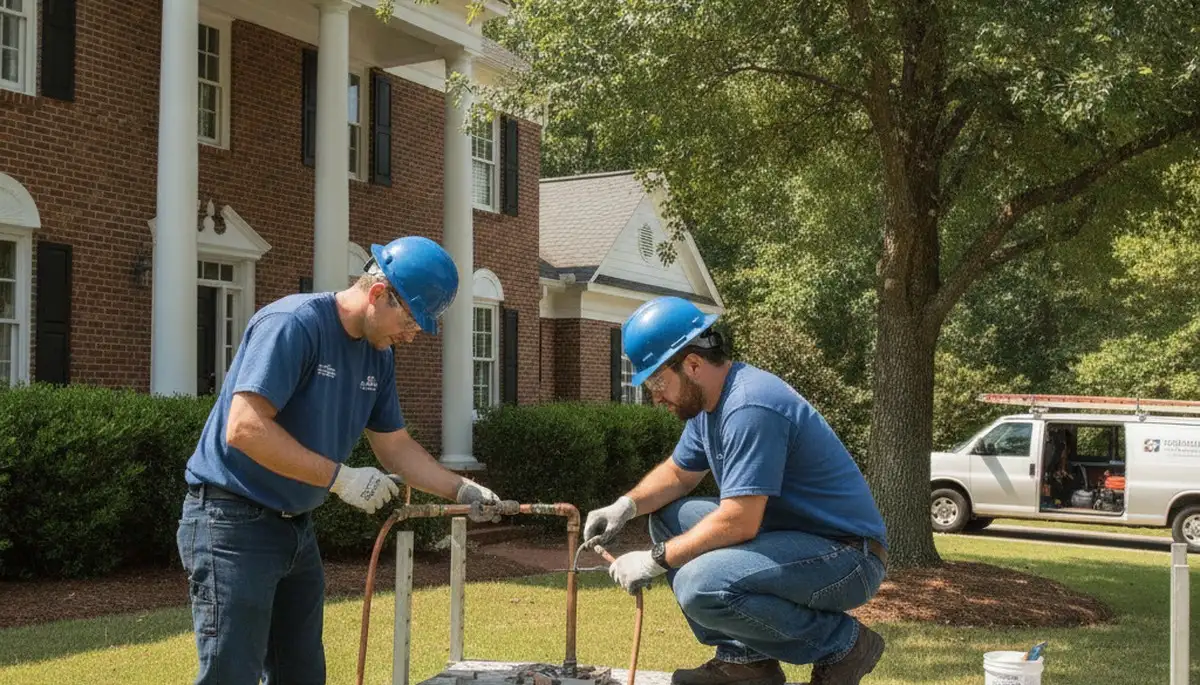 Emergency plumbing repair service in Marietta, GA for residential and commercial leaks, clogs, and pipe issues