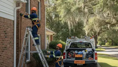 Marietta, GA emergency plumbing repair service technician ready for fast home or business repairs