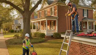 Plumbing repair technician providing emergency service in Marietta, GA