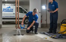 Urgent plumbing response widget for emergency plumbing repair in Marietta, GA